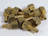 Generic Brass Barb Fitting 3/8" Hose ID x 1/2" Female NPT Lot of 11 NOP