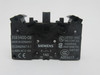 Siemens 3SB3400-0B Contact Block 10A 400VAC 1NO BLACK USED