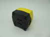 Allen-Bradley 800F-1YP3 Plastic Enclosure Series A Yellow Twist To Release USED