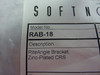 SoftNoze RAB-18 Right Angle Bracket for 18mm Sensor Zinc-Plated CRS NWB