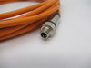 Lumberg Automation RKMWV3-06/5 Sensor Cable M/F Orange 5 Meters 4Amp 63V USED