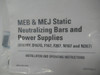 Simco-Ion 5200227 Rev. E MEB & MEJ Static Neutralizing Bar Mounting Bracket NWB