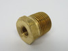 Parker 209P-8-2 Brass Hex Bushing 1/2" Male NPT x 1/8" Female NPT Lot of 5 NOP