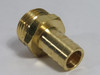 Generic Male Garden Hose Fitting 3/8" Hose ID x 3/4" GHT 4-Barb NOP