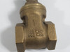 Watts LFWGV1 Gate Valve 1" NPT Female Thread 200 WOG NOP