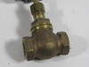 Central 3/8 Globe Valve 3/8" NPT 125WP USED