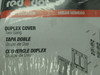 Thomas & Betts R2CCD Red Dot Duplex Cover Two Gang S410E NEW