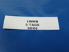 Generic LWWB Write and Wipe Reusable Tag 5Pk Blue ! NEW !