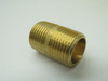 Generic Brass Pipe Nipple 3/8" Male NPT 1" Length Lot of 10 NOP