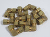 Generic Brass Compression Union Elbow Fitting 5/16" Tube Lot of 10 NOP