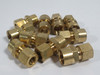 Generic Brass Compression Connector 5/16" Tube x 1/4" Female NPT Lot of 10 NOP