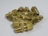 Generic Brass Compression Connector 5/16" Tube x 1/8" Male NPT Lot of 10 NOP