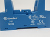 Finder 96.02 Relay Socket Blue 12A 250V 8-Blade USED