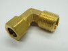 Parker 169C-8-8 Brass Compression Elbow 1/2" Tube x 1/2" Male NPT Lot of 4 NOP