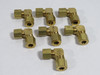 Parker 265C-4 Brass Compression Union Elbow 1/4" Tube Lot of 7 NOP