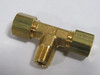 Parker 172C-4-2 Brass Compression Branch Tee 1/4" Tube x 1/8" MNPT Lot of 2 NOP