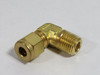 Swagelok B-400-2-4 Brass Compression Elbow 1/4" Tube x 1/4" Male NPT NOP