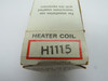 Cutler-Hammer H1115 Overload Relay Heater Coil NEW