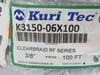 Kuri Tec K3150-06X100 Clear Reinforced PVC Hose 3/8" x 100Ft NEW
