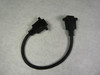 Texas Instruments 5TI5-258-06-12 15-Pin Male/Female Connector Cable 12in USED
