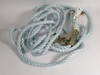 Protecta SSR100-25 Rope Lifeline w/ Snap Hook 25' L x 5/8" Diameter USED