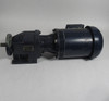 WEG 1/2HP 1760RPM 208-230/460V 56C TEFC 3Ph C/W Gear Reducer 6.89:1 Ratio USED