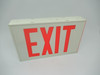 Emergi-Lite EX10W-U Steel Exit Sign 120-347VAC 60HZ .03A .7W Max 6-24VDC NEW