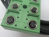 Phoenix Contact SACB-8/8-L-5,0PUR-SCO Sensor/Actuator Box 8-Receptacle USED