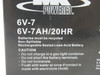 MK Powered 6V-7 Battery Lot of 10 *Damaged Box* NEW