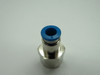 Festo 153024 QSF-1/4-6-B Push-In Fitting G1/4" x 6mm Tubing OD Lot of 9 NWB
