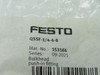 Festo 153164 QSSF-1/4-6-B Bulkhead Push-In Fitting G1/4" x 6mm Tube Lot of 7 NWB
