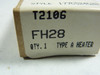 Cutler Hammer FH28 Thermal Overload Heating Element 3.37-3.68A ! NEW !