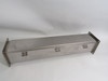 Hoffman F-44W24SS Feed-Through Straight Section 4x4x2" *No Top Latches* USED