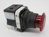 Allen-Bradley 800H-FRXTQH2RA1 Ser G Push-Pull/Twist Device Red 1NCLB 1NO USED