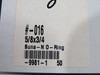 Daemar 016 Nitrile O-Ring 5/8" ID 3/4" OD 1/16" W Lot of 30 NOP