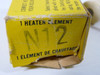Allen-Bradley N12 Overload Relay Thermal Unit Heating Element ! NEW !