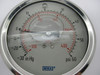 Wika 213.53 Liquid Filled Pressure Gauge -30in.Hg-60psi 1/4 NPT 4" Diameter NEW