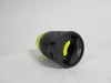 Pass & Seymour PSL515C Turnlok Connector 15A 125V 2P 3Wire BLACK/YELLOW USED