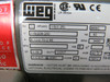 WEG 1/3HP 0.25kW 3490RPM 115/208-230V B56C TEFC 1Ph 5.70/2.70-2.85A 60Hz NEW