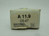Square D A11.9 Overload Relay Thermal Unit NEW