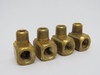 Generic Brass 90 Degree Street Elbow 1/8" NPT Lot of 4 USED
