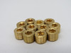 Generic Brass Male Countersunk Plug Recessed Hex 1/8" NPT Lot of 11 NOP