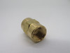 Generic Brass Female Coupling 1/8" NPT Lot of 8 USED