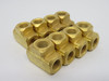 Generic Brass Female Tee Fitting 1/8" NPT Lot of 8 USED