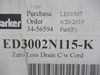 Parker ED3002N115-K Zero Loss Air Condensate Drain 115V +/-10% NEW