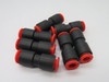 SMC KQL07-00-X23 Straight Union Push-In Fitting 1/4" Tube Lot of 7 NOP