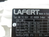 Lafert 0.37kW 1370RPM 230/400V TEFC 3Ph 2.2/1.25A 50Hz USED