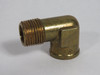 Fairview 116-D Forged Brass 90 Degree Street Elbow 1/2" NPT USED