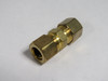 Generic Brass Compression Union Fitting 3/8" Tube OD Lot of 10 USED