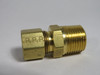Parker 68CA-6-6 Brass Compression Fitting 3/8" Male NPT 3/8" Tube Lot of 4 USED